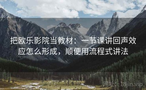 把欧乐影院当教材：一节课讲回声效应怎么形成，顺便用流程式讲法
